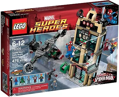 Buy LEGO 76005 Marvel Super Heroes Spider Man Daily Bugle Showdown Brand New Sealed • 115£