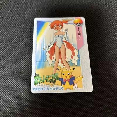Buy Anime Collection Misty Pikachu 23 Carddass Bandai 1998 • 152.84£