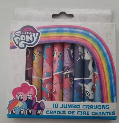 Buy 10 X My Little Pony Jumbo Crayons - 10cm  BOXED • 3.99£