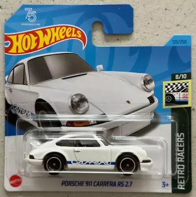 Buy 2023 Hot Wheels PORSCHE 911 CARRERA RS 2.7 Retro Racers With Protector • 12.99£