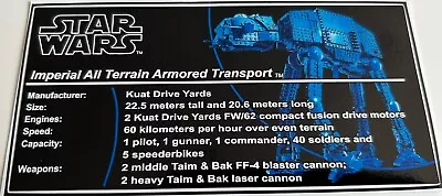 Buy LEGO Star Wars UCS Style Sticker For 75288 AT-AT Armored Transport • 8.09£