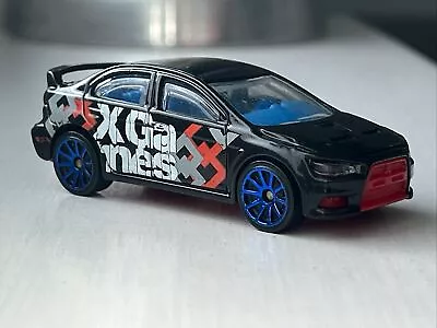 Buy Hot Wheels 2008 Mitsubishi Lancer Evolution Black X Games 2014 • 3.99£