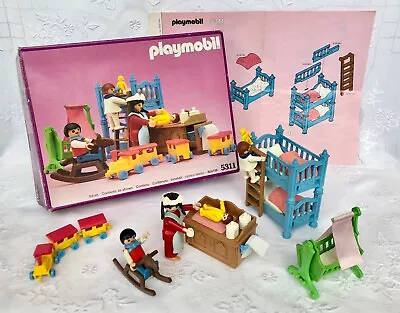 Buy Vintage Playmobil Victorian Mansion Childs Bedroom Set No. 5311 • 20£