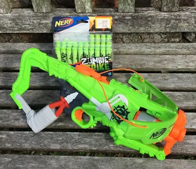 Buy Nerf Zombie Strike Outbreaker Bow With Zombie Strike Darts 100% Working • 9.99£