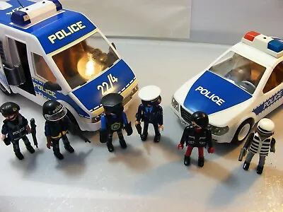 Buy Playmobil Police Bundle Play Set 1, Van, Car  &  Criminals  Figures • 20£