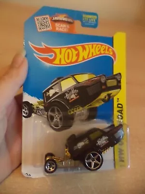 Buy New HW POPPA WHEELIE Hw Off-road HOT WHEELS Toy Car BLACK 115/250 • 8.99£