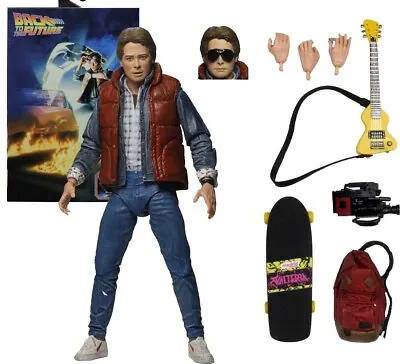 Buy NECA Back To The Future Part 2 Marty Mcfly W Guitar 7  Action Figure Model Toys • 31.99£