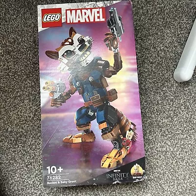 Buy LEGO Marvel: Rocket & Baby Groot (76282) Brand New Damaged Box • 29£