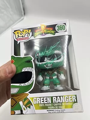 Buy Signed MMPR Funko Pop 360 Green Ranger Figure Signed By JDF Jason David Frank • 329£
