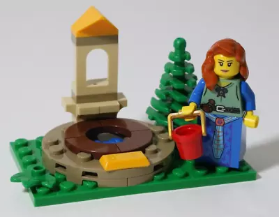 Buy All Parts LEGO - Medieval Well Woman Minifigure Castle Peasant MOC • 12.99£