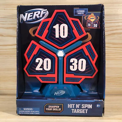 Buy Nerf Elite Hit N' Spin Multicolour Two Sided Triple Play Target Practice Device • 8.95£