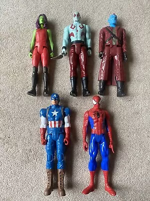 Buy Marvel Titan Heroes Series Avengers Figure Bundle 5 X  Hasbro 12” Toys • 12.99£