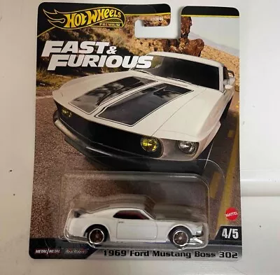 Buy 2024 Hot Wheels Premium - Fast & Furious - 1969 Ford Mustang Boss 302 4/5 HYP71 • 9.99£