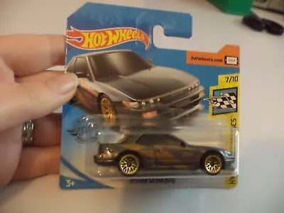 Buy New Sealed NISSAN SILVIA (S13) Hw Speed Graphics HOT WHEELS Toy Car Grey Gold • 9.99£