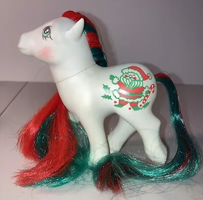 Buy “Merry Treat” 1984 G1 My Little Pony. Christmas Santa Cutie Mark. Vintage. • 23.30£