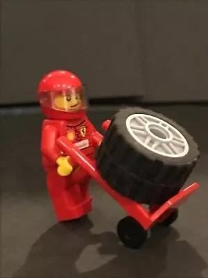 Buy LEGO F1 FERRARI PIT CREW TIRE CARRIER Rac052s From The Shell F1 Team Polybag • 3.50£
