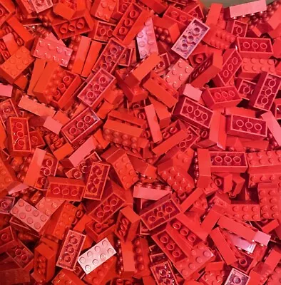 Buy LEGO Bricks (2 X 8) Red X 50 Pieces • 7.25£