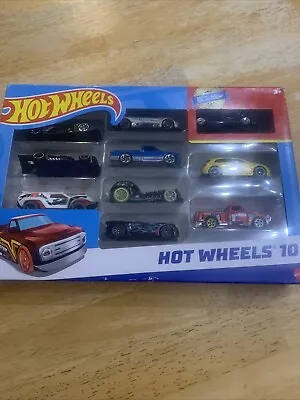 Buy 🚗🚕🚙 Mattel Hot Wheels Diecast 10 Car Gift Pack Assortment BNIP 🚗🚕🚙 • 10£