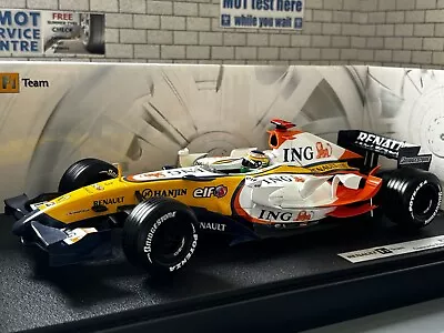 Buy 1:18 *BOXED* HOT WHEELS F1 Formula 1 RENAULT R27 Fisichella 2007 #3 Model Car! • 79.95£