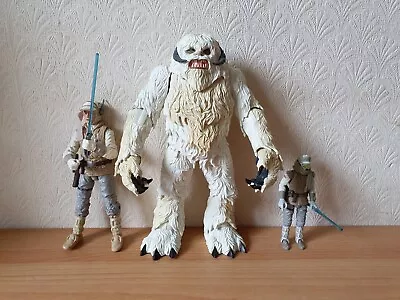 Buy Star Wars Black Series Wampa And Luke Skywalker Figures • 50£