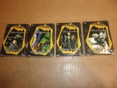 Buy Set Of All 4 Nightmare Before Christmas Starter Deck Trading Card Game New Seald • 54.01£