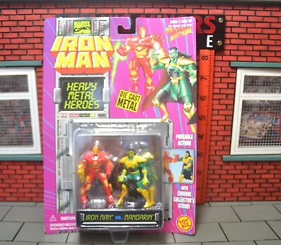 Buy Marvel Action Figure - Heavy Metal Heroes Die Cast Iron-Man Vs Mandarin Toy Biz • 9.99£