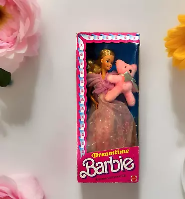 Buy Vintage Dreamtime Superstar Barbie W Cuddly Bear 1984 Mattel 9180 🌸🧸🌸 New • 92.26£
