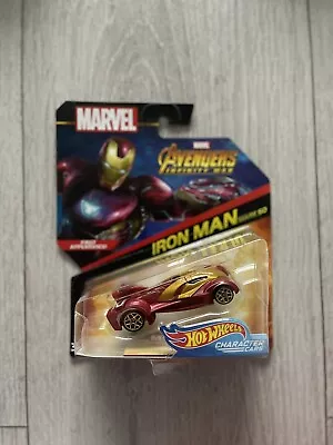 Buy RARE 2017 HOT WHEELS IRON MAN Marvel Avengers Infinity War Character Cars • 29.99£