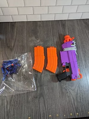 Buy Nerf Fortnite SMG-E Blaster Gun. 10 Round Ammo Clip X2 Plus Ammo  • 10£