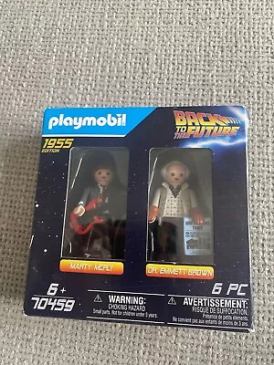 Buy Playmobil 70459 Back To The Future Figures 1955 Edition Marty Mcfly + Dr E Brown • 8.99£