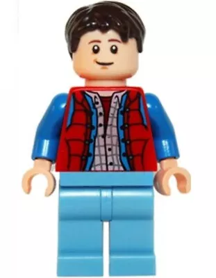 Buy | Lego Back To The Future Minifigure - Marty Mcfly + Hoverboard | • 19.99£