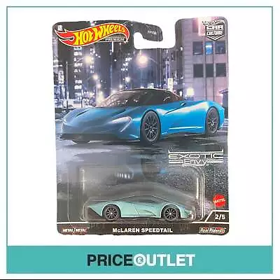 Buy Hot Wheels Car Culture - Exotic Envy McLaren Speedtail (Blue) - Damaged Box • 8.99£
