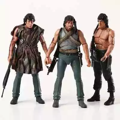 Buy NECA Figure First Blood John J Rambo PVC Action Figure Collectible Model Toy • 28.99£