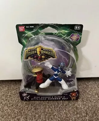 Buy Power Rangers Blue Ranger & Alpha 5 Bandai Mighty Morphin Figures Cake Toppers • 7.99£