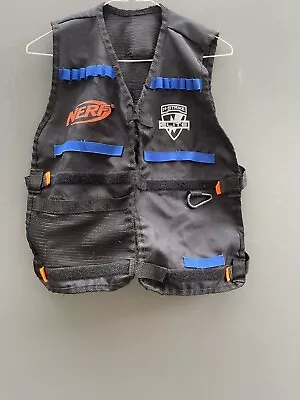 Buy Nerf-n-strike Elite Tactical Vest. Black 8years+ Vgc • 5£