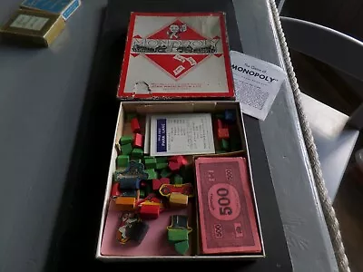 Buy Vintage Monopoly Board Game 1940s • 4.99£