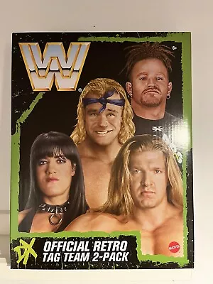 Buy WWE Retro Series DX 2 Tag Team 4 Figure Boxed Set RingsideCollectibles Exclusive • 59.99£