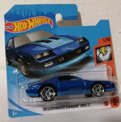 Buy 1985 Chevrolet Camaro Iroc-Z Blue HOT WHEELS HW Muscle Mania Hotwheels §§ • 5.01£