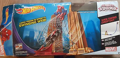 Buy Hot Wheels Spiderman Web Swing Drop Out Track With Venom Car • 7.99£