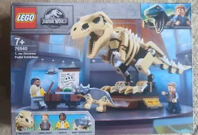 Buy LEGO Jurassic World 76940: T. Rex Dinosaur Fossil Exhibition. NEW,SEALED & MINT. • 27.95£