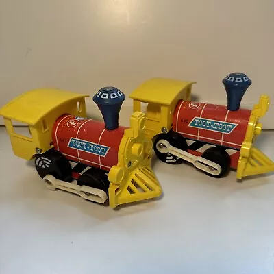 Buy Vintage Fisher Price Train Number 643 Pull Along 'Toot Toot Train'  1964 X2 • 8.99£