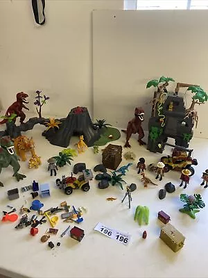 Buy Playmobil Dinosaur T Rex And Temple Ruin Volcano Hunters Job Lot • 29.99£