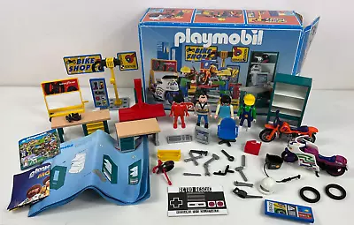 Buy Vintage Playmobil Set Boxed 3992 Bike Garage Motorbike Mechanic Repair 90s 1997 • 23.99£