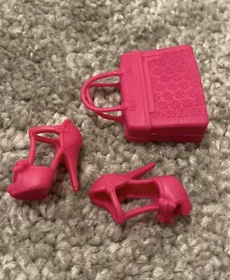 Buy Barbie Doll Shoes & Handbag • 4.95£