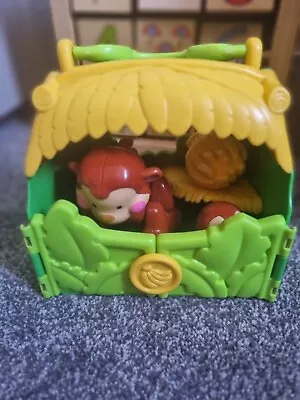 Buy Fisher Price Amazing Animals Baby Toy Monkey Tree House Click Clack • 10£