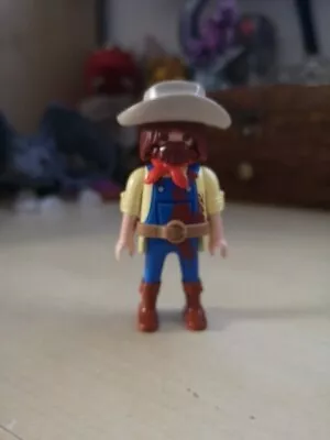 Buy Playmobil Figure Western Cowboy 🤠 With Hat Rare • 2.55£