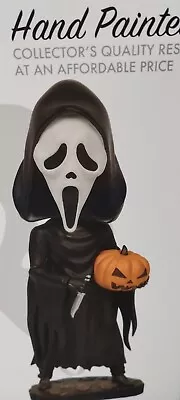 Buy Neca Scream Ghost Face With Pumpkin Head Knocker Bobblehead New • 42£