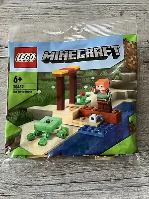 Buy Lego - 30432 Minecraft - The Turtle Beach Polybag - Brand New And Sealed • 5.95£