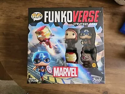 Buy Funkoverse Pop Marvel Avengers CHASE Limited Edition Strategy Game Funko Sealed • 9.99£