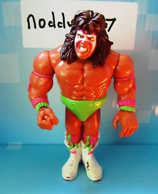 Buy Vintage Hasbro 1991 WWF Wrestling  Action Figure Ultimate Warrior Series 1 • 6.50£